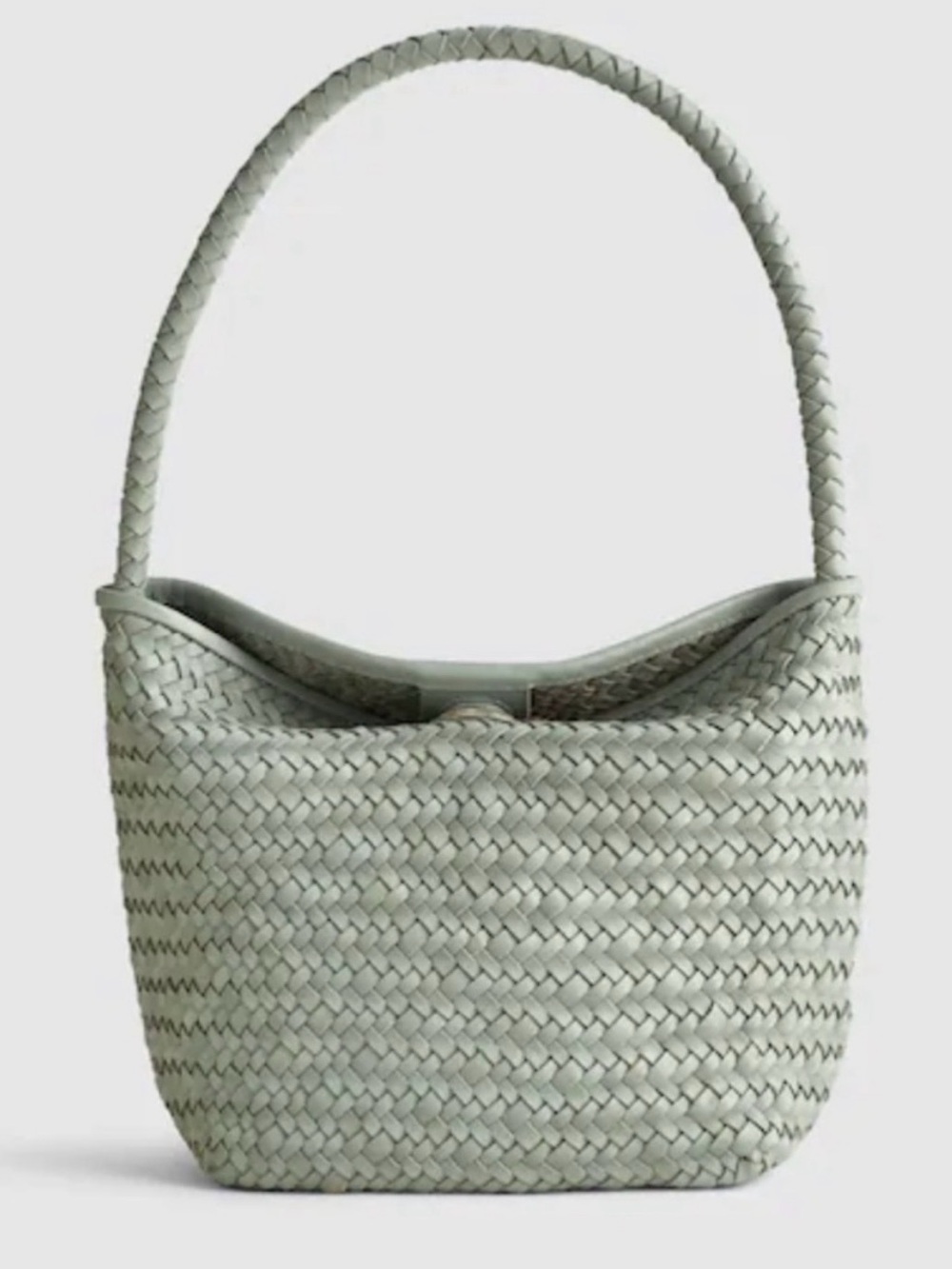 Madewell Signature Woven Shoulder Bag In Cloudy Sky NWT